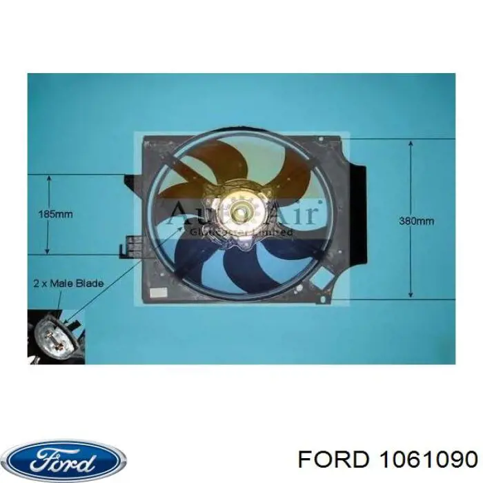 Вентилятор/крильчатка радіатора охолодження Ford Transit (V184/5) (Форд Транзіт)