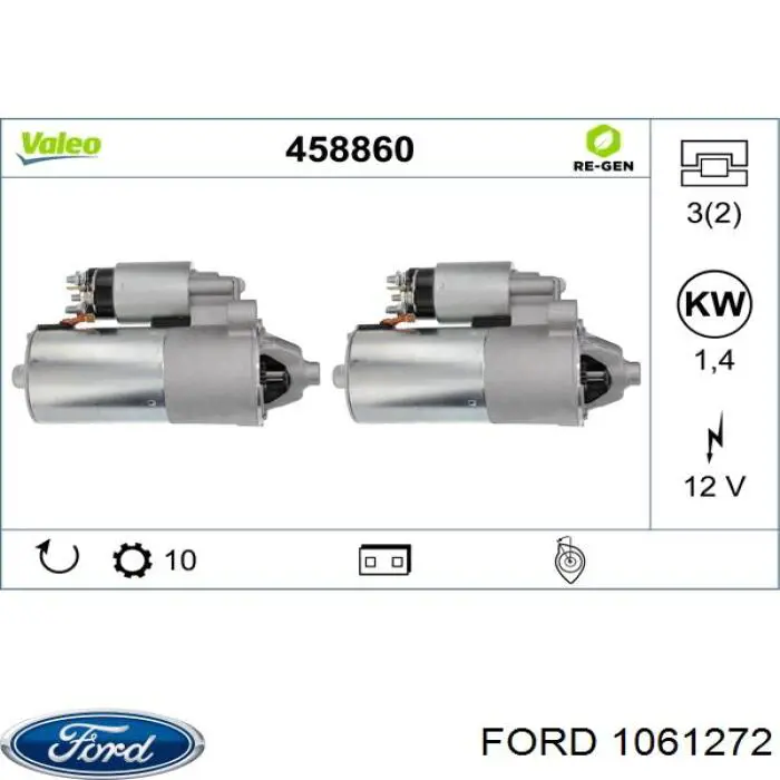 Купити SA886RM Ford Стартер