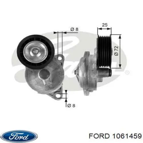 Натягувач приводного ременя Ford 1061459 ціна, від 28.85 USD