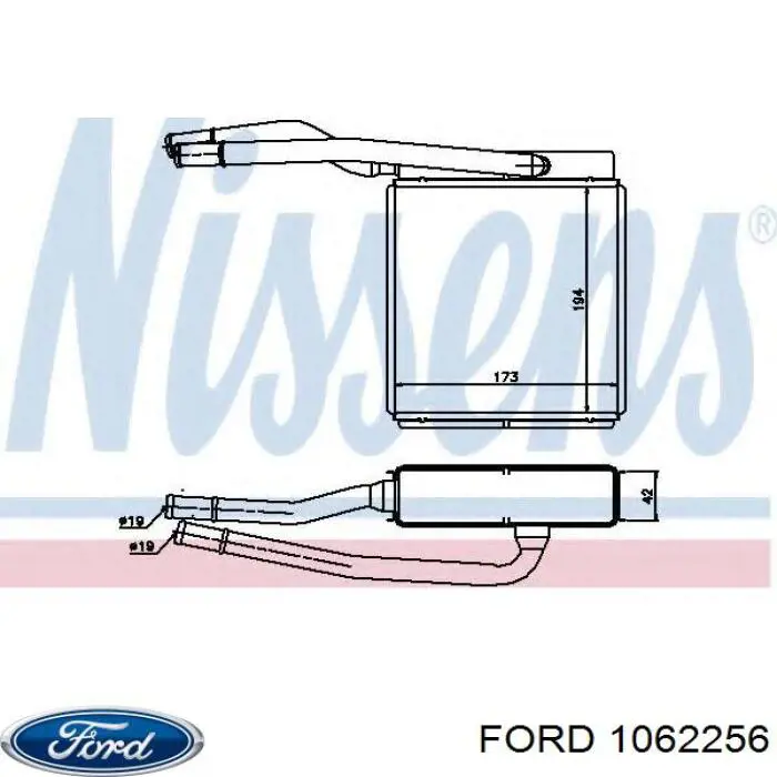 Купити 1062256 Ford Теплообмінник