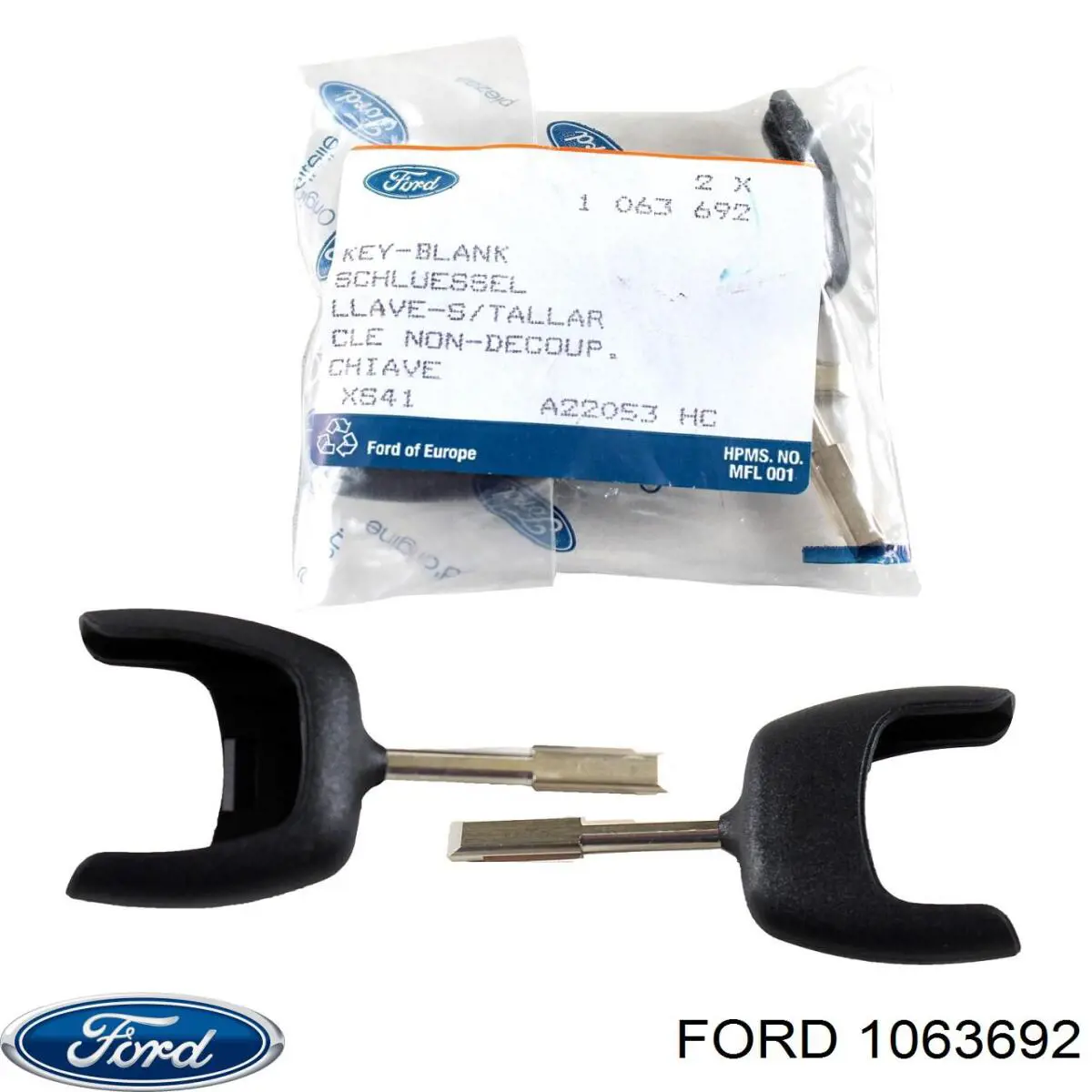 Купити 1063692 Ford Ключ-заготівка