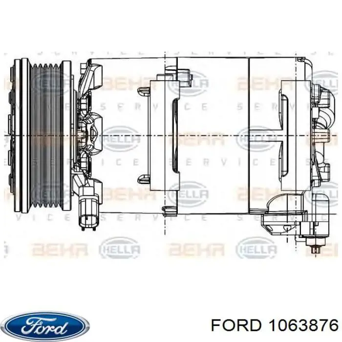 Ліхтар задній правий 1063876 Ford