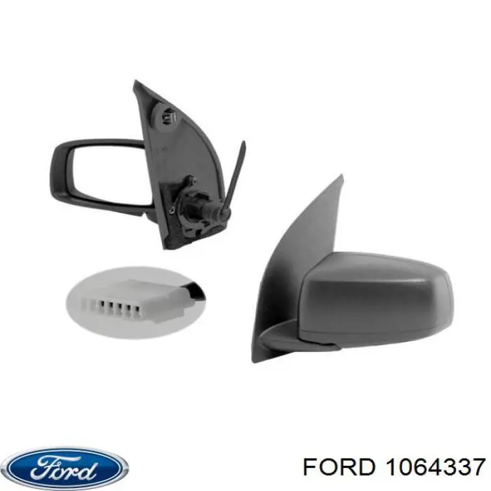 Ліве бічне дзеркало Polcar 3200512M ціна, від 23.74 USD