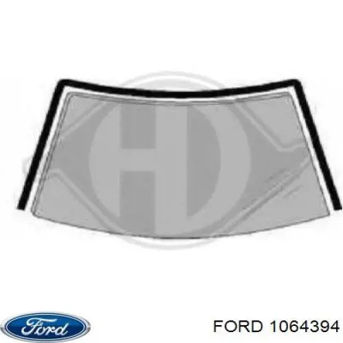 Молдинг вітрового скла Ford 1064394 ціна, від 24.39 USD