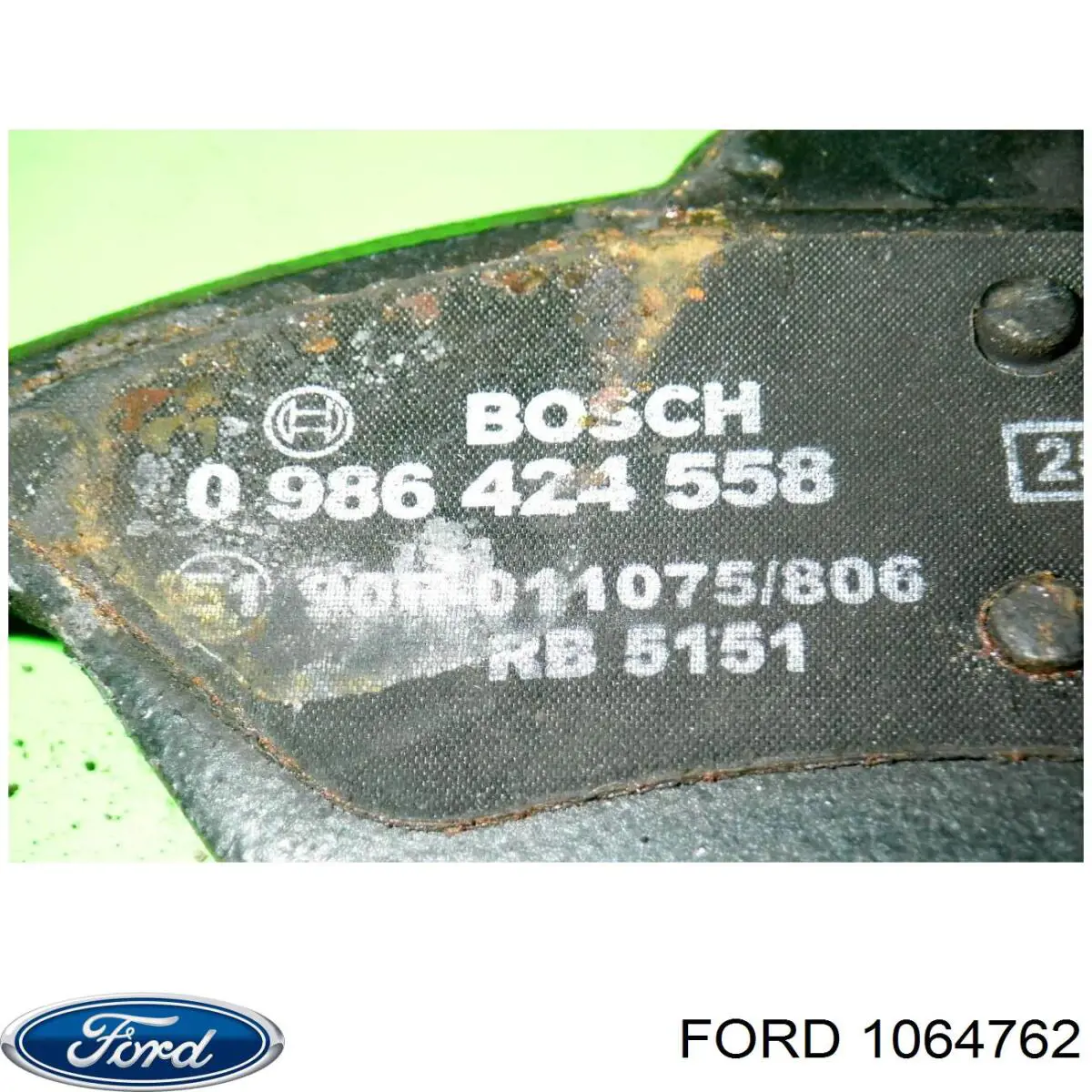 1064762 Ford колодки гальмівні передні, дискові