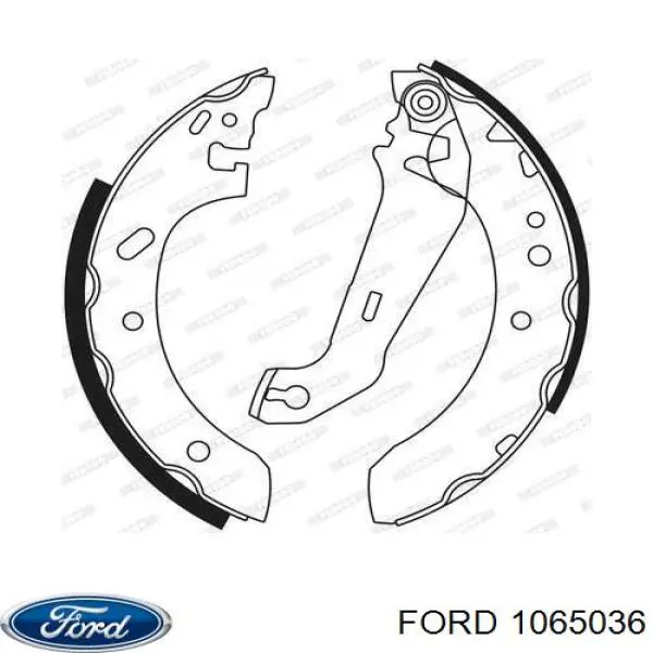 Колодки гальмові задні, барабанні Ford 1065036 ціна, від 24.28 USD
