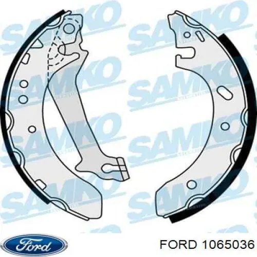 Купити 1065036 Ford Колодки гальмові задні, барабанні