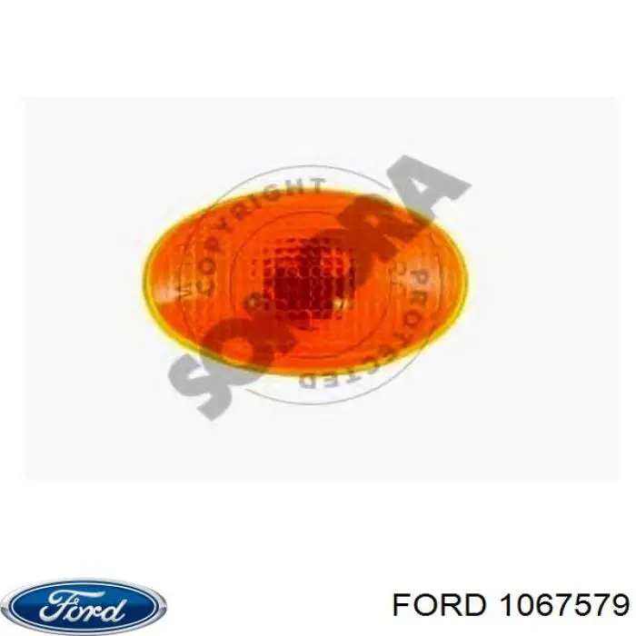 Повторювач повороту на крилі Ford 1067579 ціна, від 2.78 USD