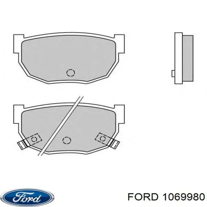 Купити 1069980 Ford Подушка (опора) двигуна, права