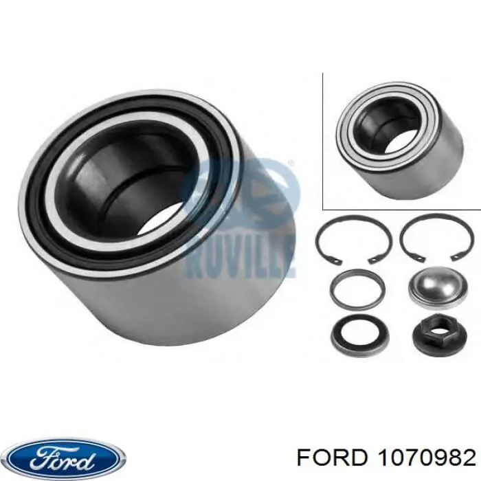 Підшипник задньої ступиці 1070982 Ford