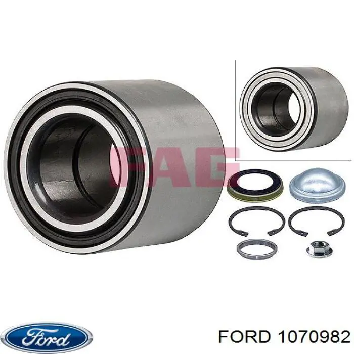 Купити 1070982 Ford Підшипник задньої ступиці