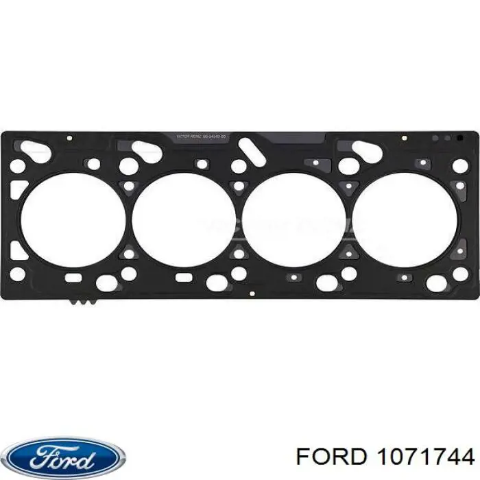 1071744 Ford прокладка головки блока циліндрів (гбц)