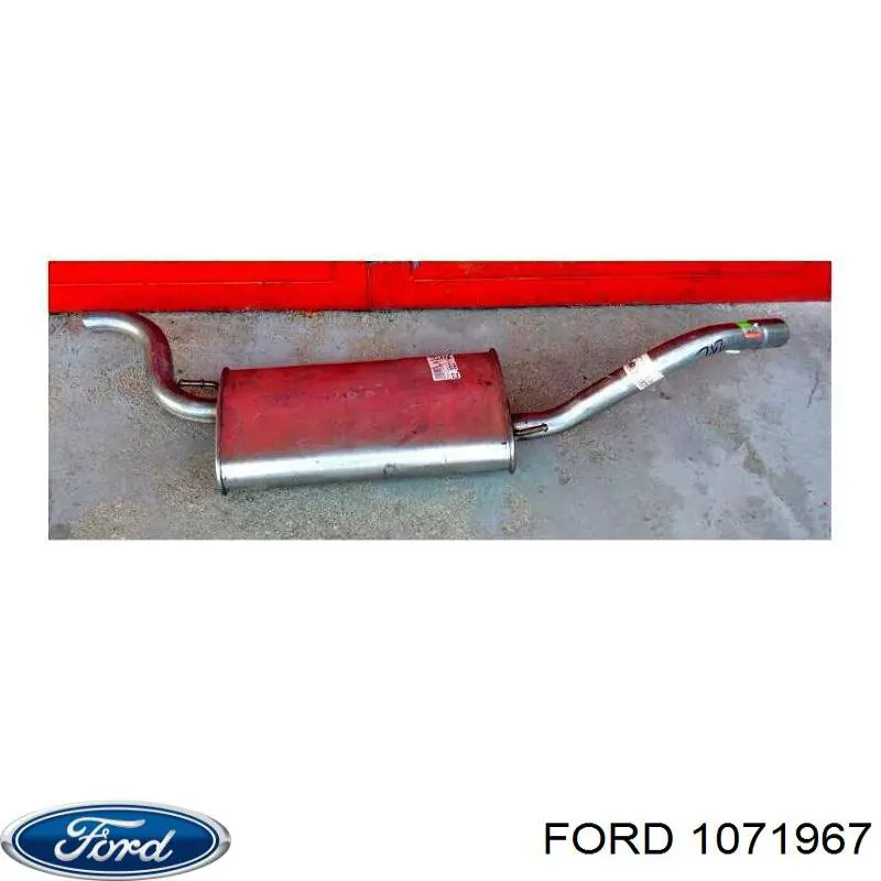 1071967 Ford глушник, задня частина