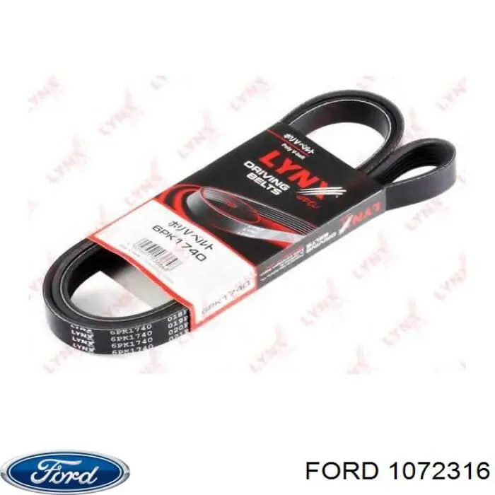 1072316 Ford Поліклиновий ремінь