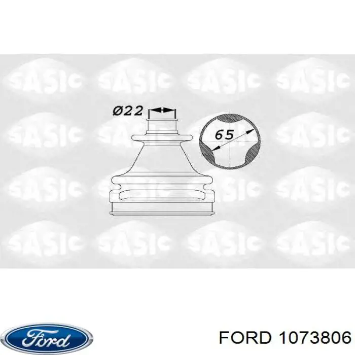 Пильник гранати внутрішній, передній півосі Ford 1073806 ціна, від 3.62 USD