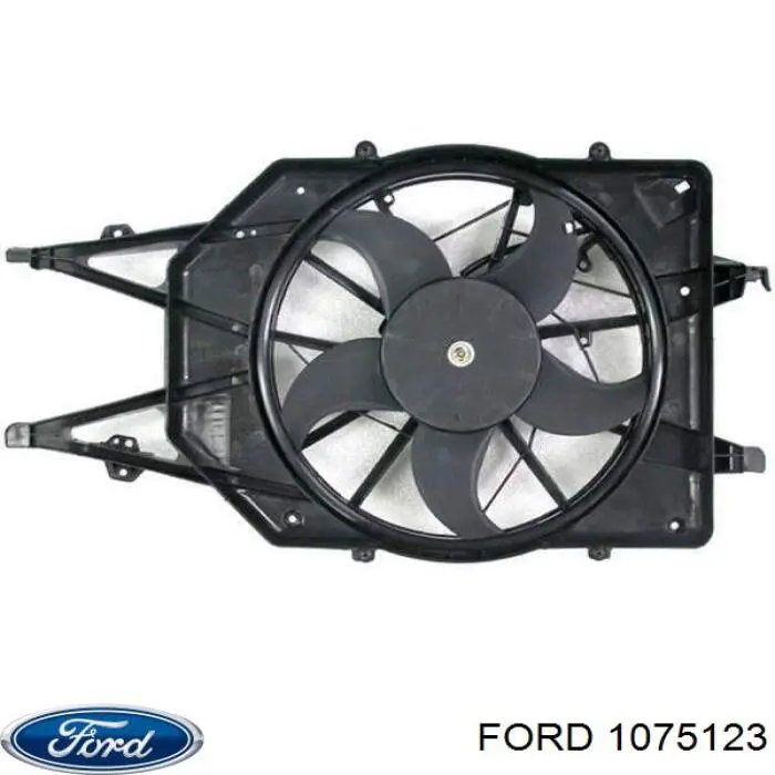 Дифузор радіатора охолодження, в зборі з двигуном і крильчаткою Ford 1075123 ціна, від 61.37 USD