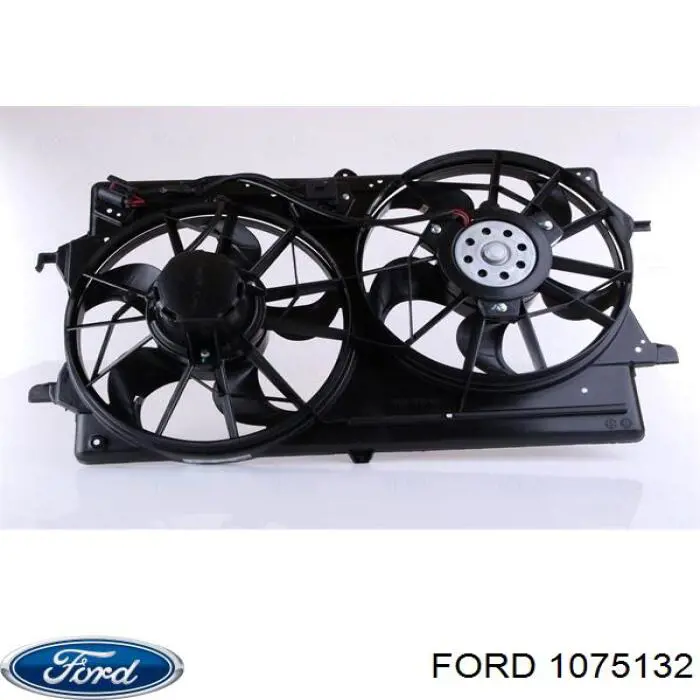 Дифузор радіатора охолодження, в зборі з двигуном і крильчаткою Ford 1075132 ціна, від 140.14 USD