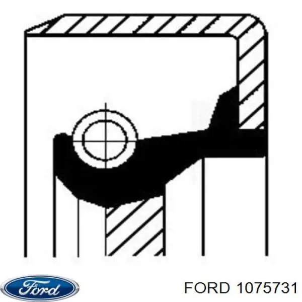 Сальник АКПП/КПП, вхідного/первинного валу Ford Fiesta 2 (FBD) (Форд Фієста)
