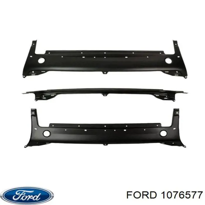 1076577 Ford супорт радіатора в зборі/монтажна панель кріплення фар