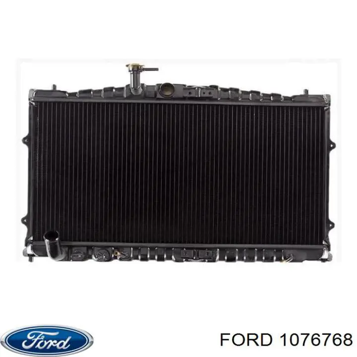 1076768 Ford бампер передній, центральна частина