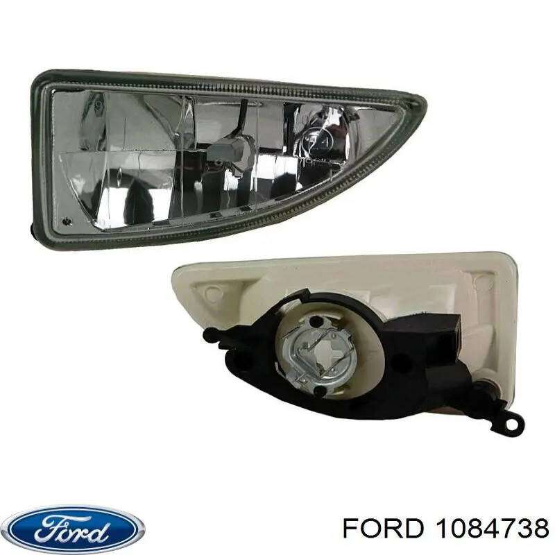Скло протитуманні фари, лівою Ford Focus 1 (DFW) (Форд Фокус)
