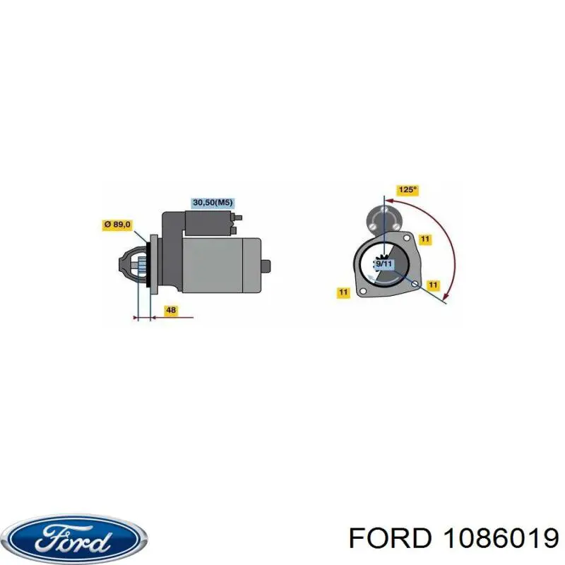 Купити 1086019 Ford Свічка запалювання