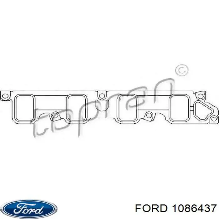 Купити 7101809 Ford Прокладка впускного колектора