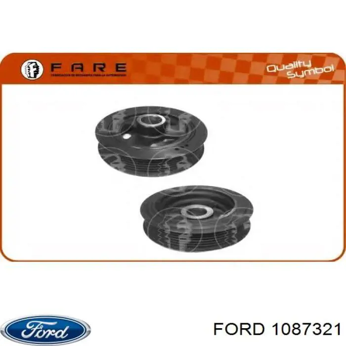 Шків колінвала (демпфер ) Ford 1087321 ціна, від 53.21 USD