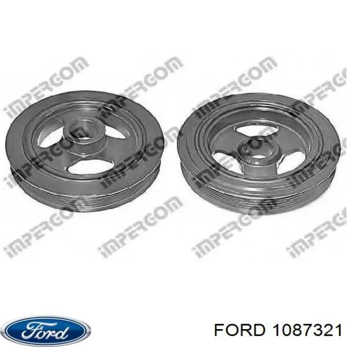 Купити 1087321 Ford Шків колінчастого вала
