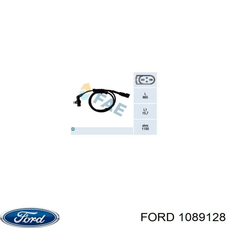 Датчик ABS передній Ford 1089128 ціна, від 13.40 USD