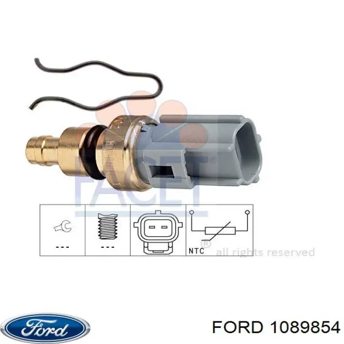 Купити 1089854 Ford Датчик температури охолоджуючої рідини