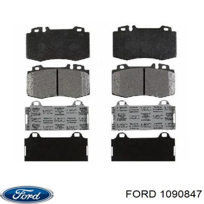 1090847 Ford молдинг задніх правих дверей