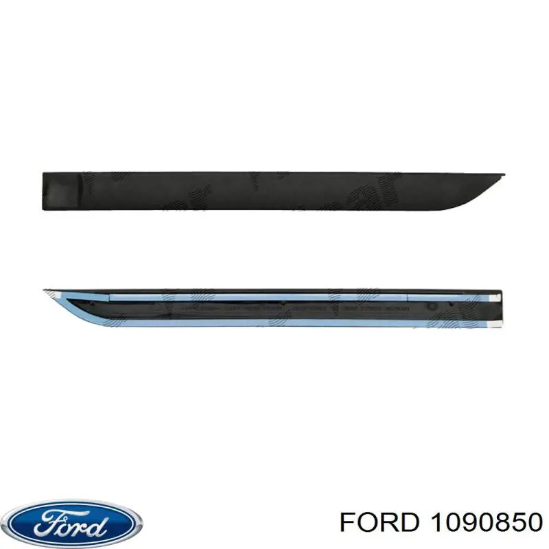 1090850 Ford молдинг задніх правих дверей
