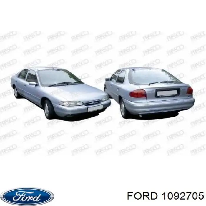 Купити 1092705 Ford Підкрилок передній правий