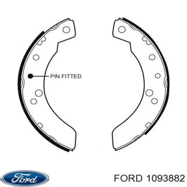 Купити 1093882 Ford Шланг кондиціонера, від компресора до радіатора