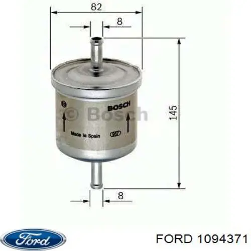 Купити 1094371 Ford Фільтр-відстійник палива грубої очистки