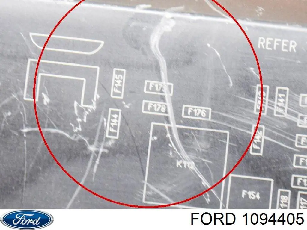 Купити 1094405 Ford Кільця поршневі на 1 циліндр, STD.
