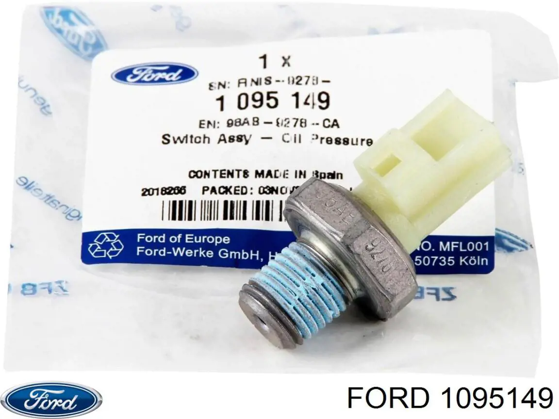 1095149 Ford датчик тиску масла