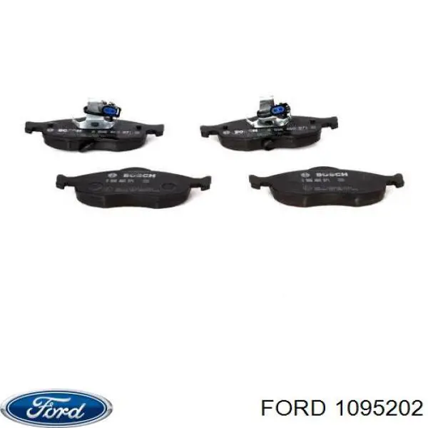 Купити 1095202 Ford Колодки гальмівні передні, дискові