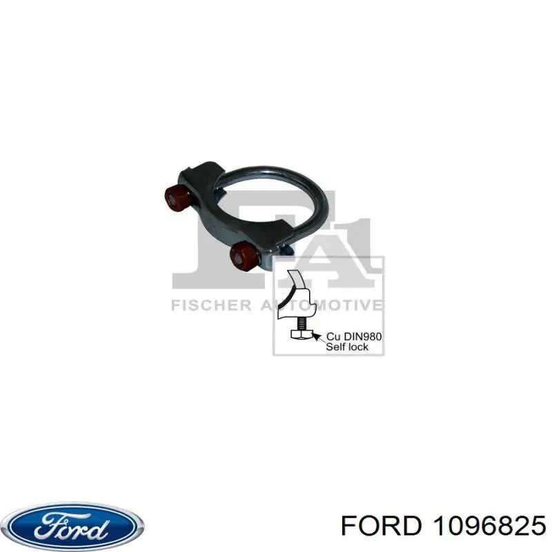 З'єднувальні елементи передні, система випуску Ford 1096825 ціна, від 1.24 USD