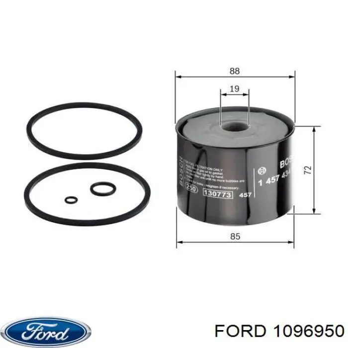 Паливний фільтр 91FF9155CD Ford