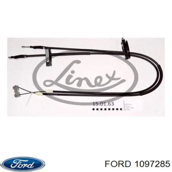 Купити 1097285 Ford Трос ручного гальма задній, правий/лівий