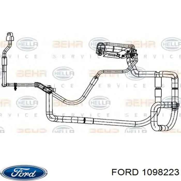 Радіатор пічки (обігрівача) Ford 1140765 ціна, від 17.85 USD