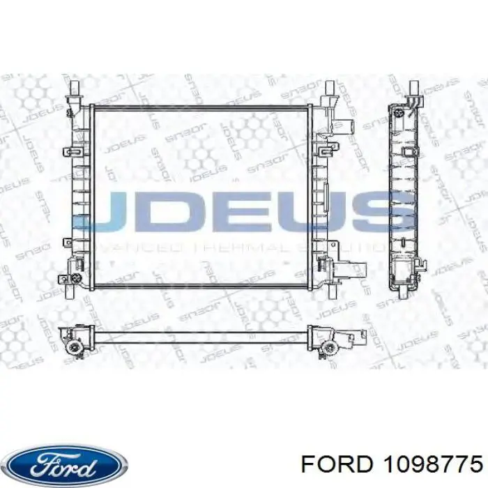 Купити 1098775 Ford Радіатор двигуна