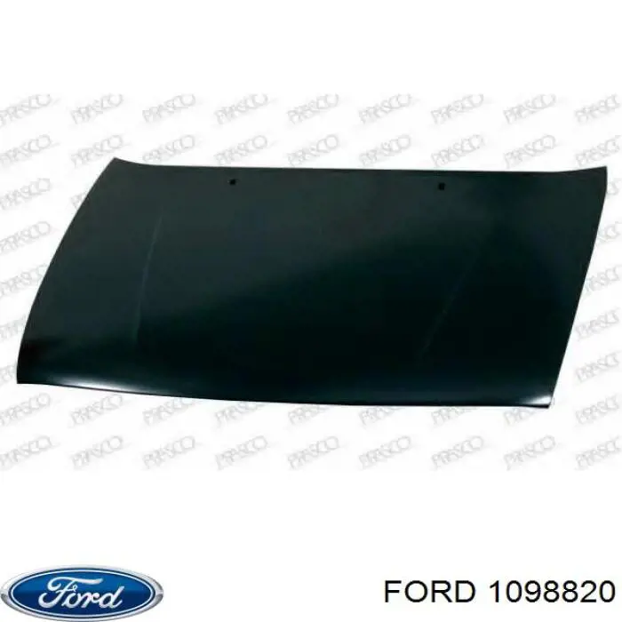 Капот на Ford Fiesta Mk4 JAS, JBS
