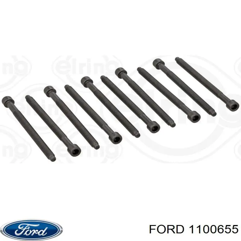 1100655 Ford болт головки блока циліндрів, гбц