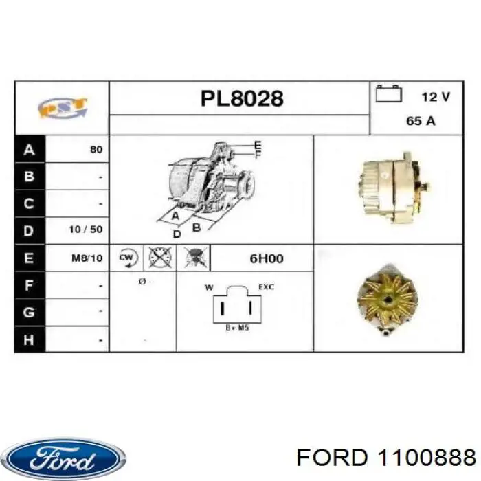 Облицювання радіатора Ford 1100888 ціна, від 28.25 USD