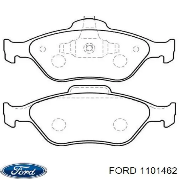 Купити 1101462 Ford Колодки гальмівні передні, дискові