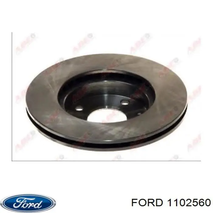 Диск гальмівний передній 1102560 Ford