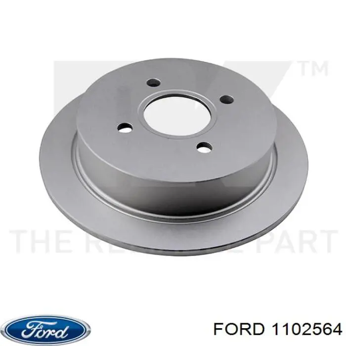 Купити 1102564 Ford Диск заднього гальма